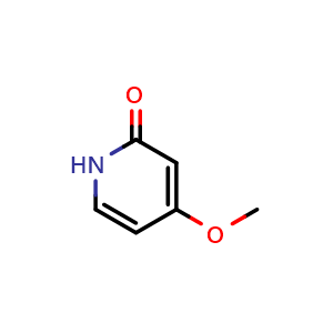 Chemical structure of 4-methoxy-1,2-dihydropyridin-2-one , CAS 52545-13-8, AChemBlock S75236