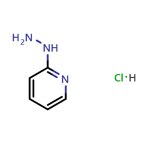 Chemical structure of 2-hydrazinylpyridine hydrochloride , CAS 51169-05-2, AChemBlock S75298
