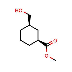 methyl (1S,3R)-rel-3-(hydroxymethyl)cyclohexanecarboxylate