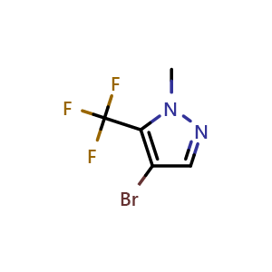 4-bromo-1-methyl-5-(trifluoromethyl)-1H-pyrazole