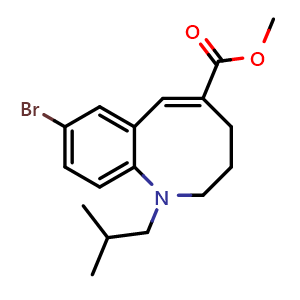 methyl 8-bromo-1-(2-methylpropyl)-1,2,3,4-tetrahydro-1-benzazocine-5-carboxylate