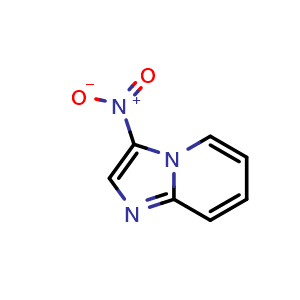 Chemical structure of 3-nitroimidazo[1,2-a]pyridine , CAS 4926-45-8, AChemBlock S75385