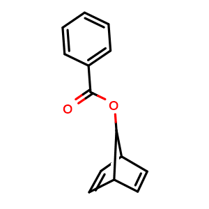 Chemical structure of 7-bicyclo[2.2.1]hepta-2,5-dienyl benzoate , CAS 4796-68-3, AChemBlock S75410