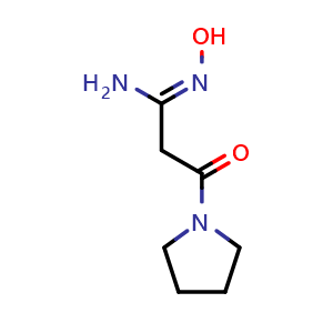 N'-hydroxy-3-oxo-3-(pyrrolidin-1-yl)propanimidamide