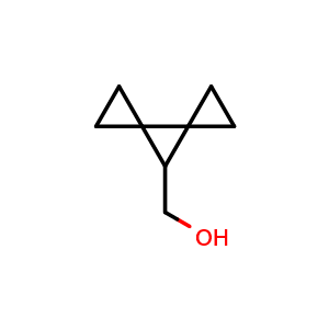 Chemical structure of dispiro[2.0.24.13]heptan-7-ylmethanol , CAS 422318-76-1, AChemBlock S75593