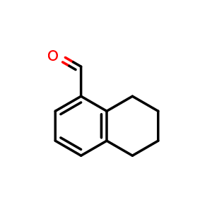 Chemical structure of tetralin-5-carbaldehyde , CAS 41828-13-1, AChemBlock S75616