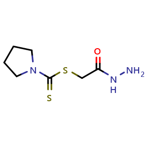 (hydrazinecarbonyl)methyl pyrrolidine-1-carbodithioate