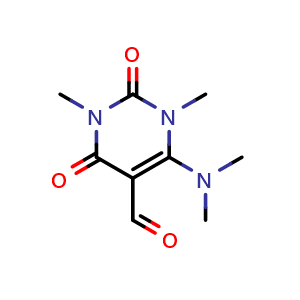 6-(dimethylamino)-1,3-dimethyl-2,4-dioxo-1,2,3,4-tetrahydropyrimidine-5-carbaldehyde