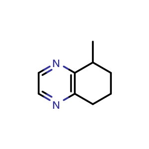 Chemical structure of 5-methyl-5,6,7,8-tetrahydroquinoxaline , CAS 35149-13-4, AChemBlock S75969