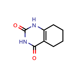 Chemical structure of 1,2,3,4,5,6,7,8-octahydroquinazoline-2,4-dione , CAS 35042-48-9, AChemBlock S75980