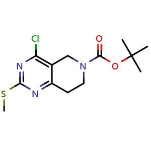 tert-butyl 4-chloro-2-methylsulfanyl-7,8-dihydro-5H-pyrido[4,3-d]pyrimidine-6-carboxylate