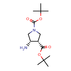 1,3-di-tert-butyl cis-4-aminopyrrolidine-1,3-dicarboxylate