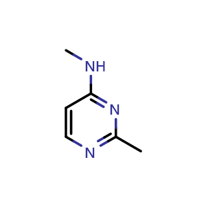 Chemical structure of N,2-dimethylpyrimidin-4-amine , CAS 33643-90-2, AChemBlock S76051