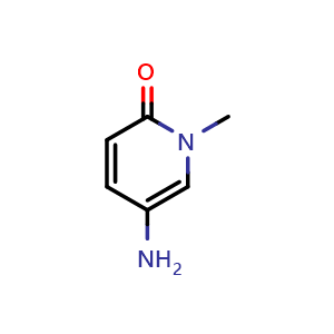 Chemical structure of 5-amino-1-methyl-1,2-dihydropyridin-2-one , CAS 33630-96-5, AChemBlock S76053