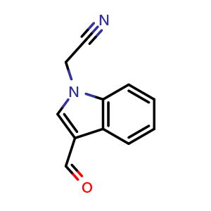 2-(3-formyl-1H-indol-1-yl)acetonitrile