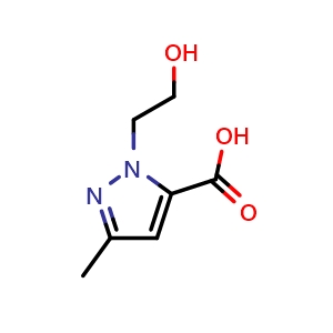 1-(2-hydroxyethyl)-3-methyl-1H-pyrazole-5-carboxylic acid