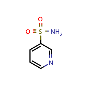 Chemical structure of pyridine-3-sulfonamide , CAS 2922-45-4, AChemBlock S76267
