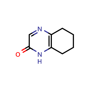 Chemical structure of 1,2,5,6,7,8-hexahydroquinoxalin-2-one , CAS 27579-58-4, AChemBlock S76335