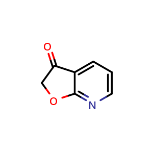 Chemical structure of furo[2,3-b]pyridin-3-one , CAS 27038-48-8, AChemBlock S76353