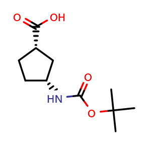 (1S,3R)-3-(tert-butoxycarbonylamino)cyclopentanecarboxylic acid