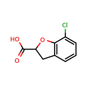 7-chloro-2,3-dihydro-1-benzofuran-2-carboxylic acid