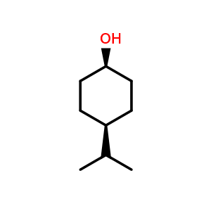 Chemical structure of cis-opropylcyclohexanol , CAS 22900-08-9, AChemBlock S76562