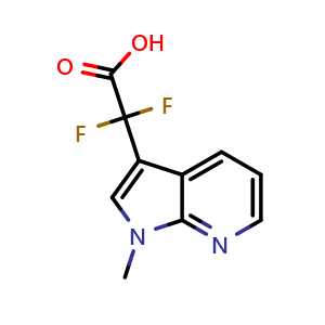 2,2-difluoro-2-(1-methylpyrrolo[2,3-b]pyridin-3-yl)acetic acid