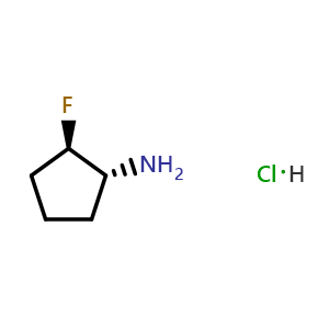 (1R,2R)-2-fluorocyclopentan-1-amine hydrochloride