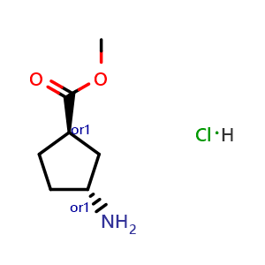 methyl trans-3-aminocyclopentane-1-carboxylate hydrochloride