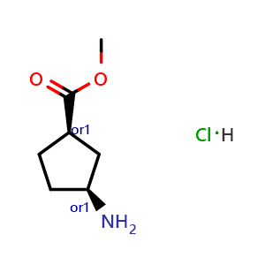 methyl cis-3-aminocyclopentane-1-carboxylate hydrochloride