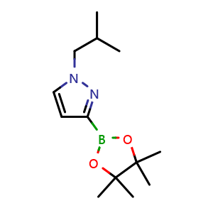 1-(2-methylpropyl)-3-(4,4,5,5-tetramethyl-1,3,2-dioxaborolan-2-yl)-1H-pyrazole
