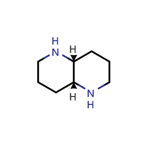 Chemical structure of (4aR,8aR)-decahydro-1,5-naphthyridine , CAS 219522-27-7, AChemBlock S76753