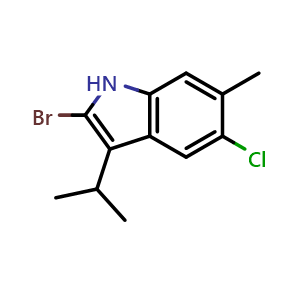 2-bromo-5-chloro-3-isopropyl-6-methyl-1H-indole