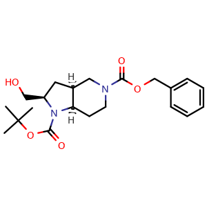 5-benzyl 1-tert-butyl (2R,3aS,7aR)-2-(hydroxymethyl)-octahydro-1H-pyrrolo[3,2-c]pyridine-1,5-dicarboxylate
