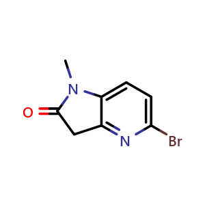 5-bromo-1-methyl-1H,2H,3H-pyrrolo[3,2-b]pyridin-2-one