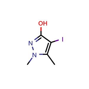 4-iodo-1,5-dimethyl-1H-pyrazol-3-ol