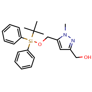 [5-[[tert-butyl(diphenyl)silyl]oxymethyl]-1-methyl-pyrazol-3-yl]methanol