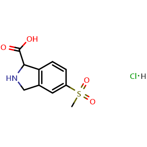 5-methylsulfonylisoindoline-1-carboxylic acid hydrochloride