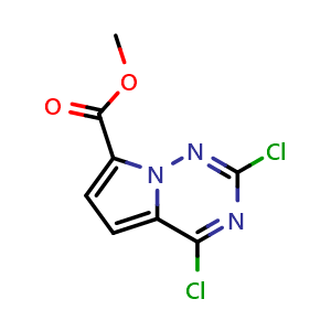 methyl 2,4-dichloropyrrolo[2,1-f][1,2,4]triazine-7-carboxylate