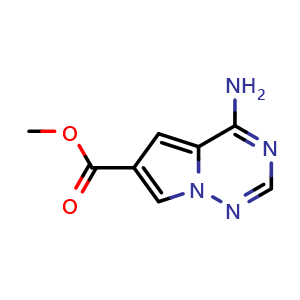 methyl 4-aminopyrrolo[2,1-f][1,2,4]triazine-6-carboxylate