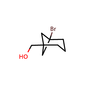 Chemical structure of (5-bromonorpinan-1-yl)methanol , CAS 2090833-26-2, AChemBlock S77185