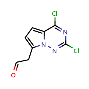 2-{2,4-dichloropyrrolo[2,1-f][1,2,4]triazin-7-yl}acetaldehyde