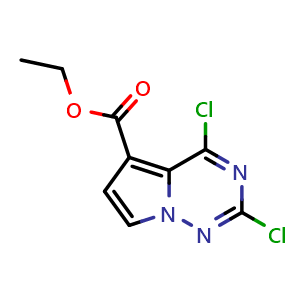 ethyl 2,4-dichloropyrrolo[2,1-f][1,2,4]triazine-5-carboxylate