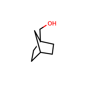 Chemical structure of norbornan-1-ylmethanol , CAS 2064-02-0, AChemBlock S77278