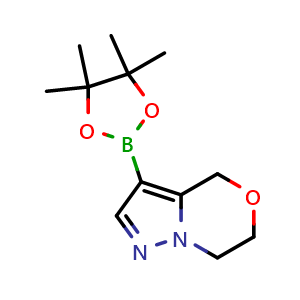 3-(4,4,5,5-tetramethyl-1,3,2-dioxaborolan-2-yl)-6,7-dihydro-4H-pyrazolo[5,1-c][1,4]oxazine