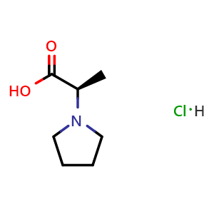 (2R)-2-(pyrrolidin-1-yl)propanoic acid hydrochloride
