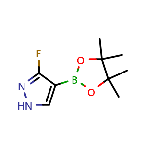 3-fluoro-4-(4,4,5,5-tetramethyl-1,3,2-dioxaborolan-2-yl)-1H-pyrazole