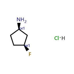cis-3-fluorocyclopentan-1-amine hydrochloride