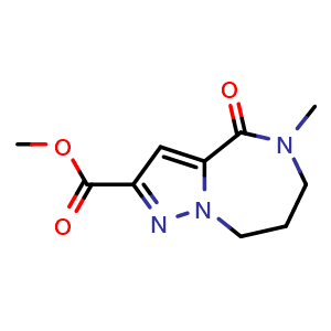 methyl 5-methyl-4-oxo-4H,5H,6H,7H,8H-pyrazolo[1,5-a][1,4]diazepine-2-carboxylate