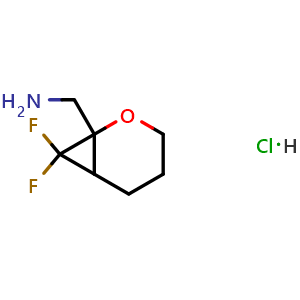 (7,7-difluoro-2-oxabicyclo[4.1.0]heptan-1-yl)methanamine hydrochloride